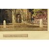 Image 2 : "THE GREAT GATE, TRINITY COLLEGE CAMBRIDGE" BY WILFRID HARRIS - FRAMED PRINT