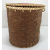 Image 4 : BIRCHBARK BASKET W/ DYED PORCUPINE QUILLS - BY THERESE BERREAULT  