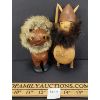 Image 2 : LOT OF 2 - TEAK WOOD VIKING & TROLL FIGURINES