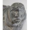 Image 8 : STONE CARVED MAN W/ SEAL - SIGNED 