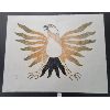 Image 2 : "HAWK" BY PETER PITSEOLAK - STONECUT W/ STENCIL - CAPE DORSET 1977