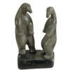Image 1 : "TWO STANDING BEARS" BY DORIS KUNELAK HIMEAK - STONE