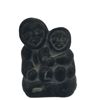 Image 1 : "MOTHER & CHILD" BY ALICE ARAGUTAK - GREENISH BLACK STONE