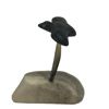 Image 1 : BIRD ON A BASE - BONE W/ STONE