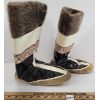 Image 4 : PAIR OF GREENLAND SEALSKIN & CARIBOU(?) FUR BOOTS