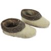 Image 1 : PAIR OF GREENLAND CARIBOU(?) FUR MOCCASINS
