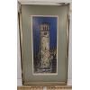 Image 1 : "THE CLOCK TOWER - QUEEN'S UNIVERSITY" BY G. TRAVIERS(?) - FRAMED WOODCUT 