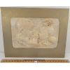 Image 1 : TWO SLEEPING CHILDREN BY L. VIVOT - PLASTER ON BOARD