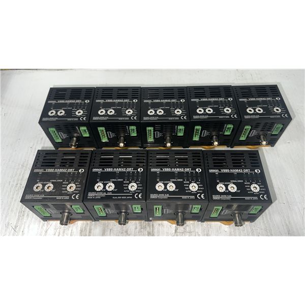 Lot of (9) Omron #V680-HAM42-DRT Modules