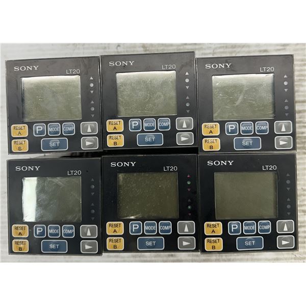 Lot of Sony #LT20-201 Magnescale Display Units