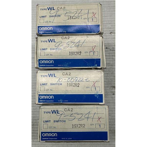 Lot of (4) Omron #WLCA2 Limit Switches