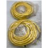 Image 2 : Lot of (2) Brad Connectivity #1300061600 PVC Cords