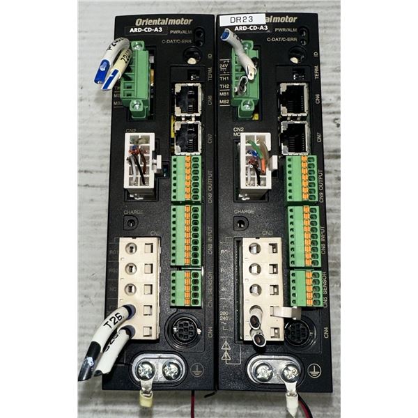 (2) Oriental Motors #ARD-CD-A3 Stepping Motor Drives