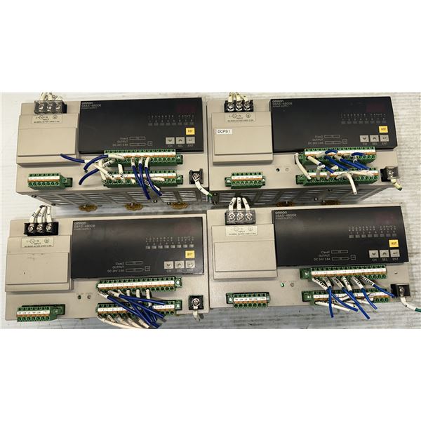 (4) Omron #S8AS-48008N Power Supplies