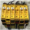 Image 1 : Lot of (6) Pilz #PNOZs3C24VDC2n/o Ident #751103 Modules