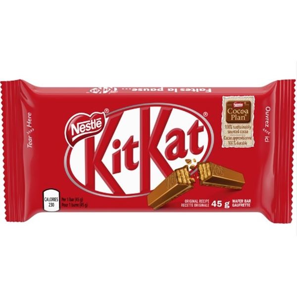24 NEW NESTLE KIT KAT BARS - 45G PER BAR