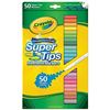 Image 1 : NEW CRAYOLA SUPER TIPS WASHABLE MARKERS 50 COUNT