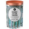 NEW L ORGANIC COTTON CORE TAMPONS 30 PACK, VARIETY