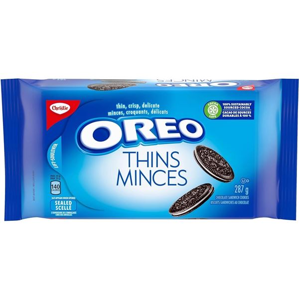 4 NEW PACKS OF CHRISTIE OREO THINS ORIGINAL