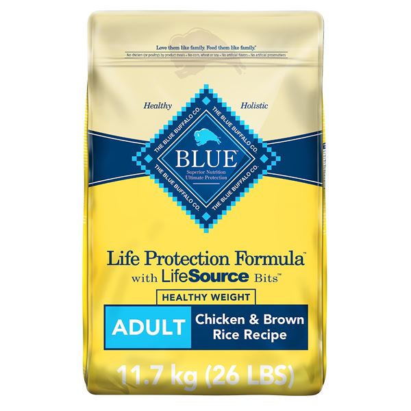 NEW 26LBS BLUE BUFFALO ADULT HEALTHY WEIGHT LIFE