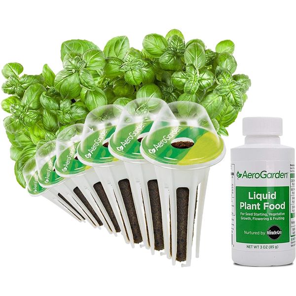 NEW AERO GARDEN INTERNATIONAL BASIL 6 POD KIT