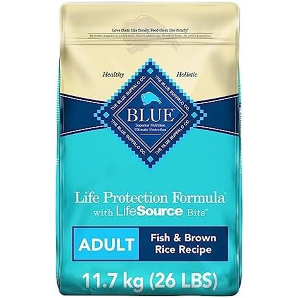 NEW 26LB BAG OF BLUE BUFFALO LIFE PROTECTION ADULT