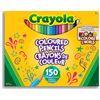 Image 1 : NEW CRAYOLA 150 PACK OF PENCIL CRAYONS, COLOURS OF