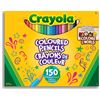 Image 1 : NEW CRAYOLA 150 PACK OF PENCIL CRAYONS, COLOURS OF