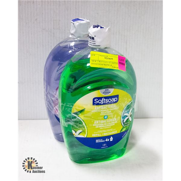 NEW 2 BOTTLES OF SOFTSOAP 1.47L HAND SOAP REFILLS