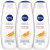 Image 1 : 3 NEW NIVIA ORANGE AND AVOCADO OIL BODY WASH