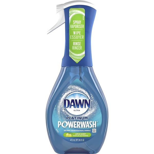 NEW 2 PACK OF DAWN PLATINUM POWERWASH DISH SPRAY