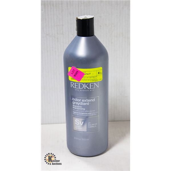 NEW 1L BOTTLE OF REDKEN COLOUR EXTEND SHAMPOO