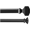 NEW OPENED AMAZON BASICS 1" DOUBLE CURTAIN ROD