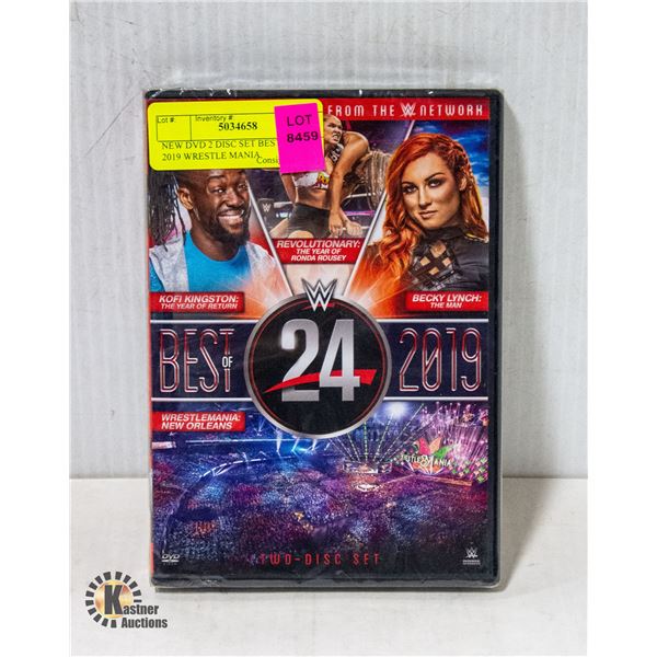 NEW DVD 2 DISC SET BEST OF WWE 2019 WRESTLE MANIA