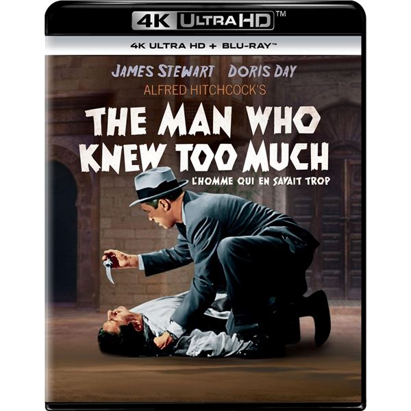 NEW 4K ULTRA HD + BLU-RAY THE MAN WHO KNEW TO MUCH