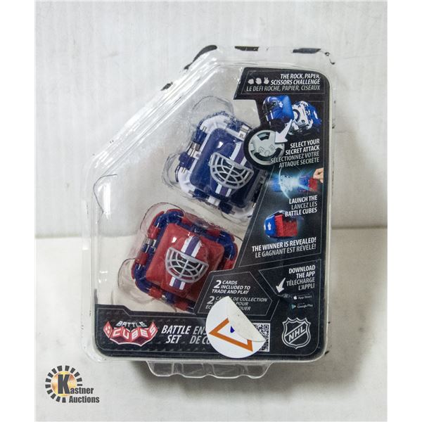 NEW NHL BATTLE CUBES 2 PACK - TORONTO VS MONTREAL