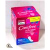 Image 1 : NEW 120 PACK OF CAREFREE ACTI FRESH DAILY LINERS