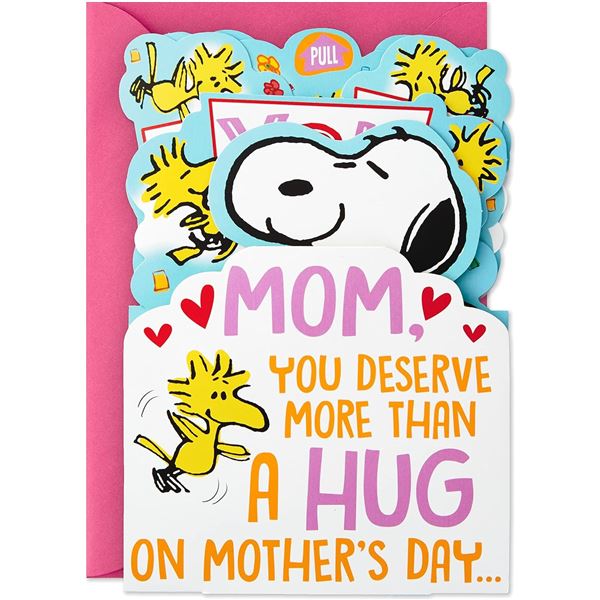 NEW PEANUTS POP UP MOTHERS DAY CARD