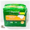 Image 1 : NEW 20 PACK OF DEPEND SMALL BRIEFS WITH TABS