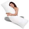 Image 1 : NEW UTOPIA BEDDING 20 X 54" WHITE BODY PILLOW