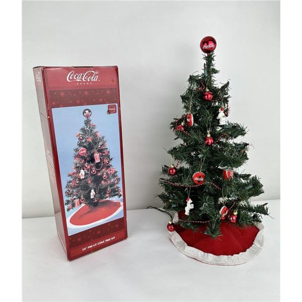 Coca Cola 24  Pre Lit Christmas Tree