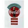 Image 1 : 1990 Coca Cola Soda Fountain Button Sign