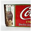 Image 2 : 1931 Coca Cola Tin Tacker Sign NOS