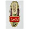 1942 Coca Cola Double Bottle Thermometer