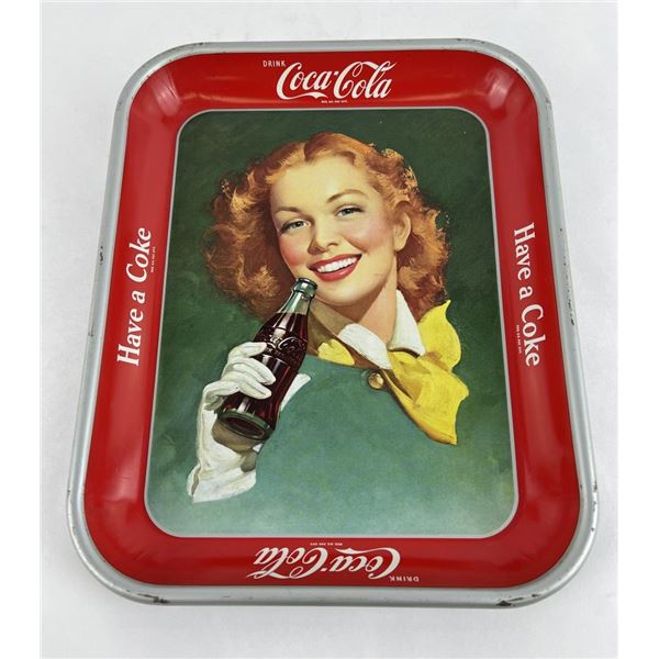 1948 Red Head Coca Cola Tray