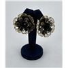 Image 4 : Cora Costume Jewelry Brooch & Earring Suite