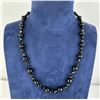 Image 1 : Victorian Faceted Glass Mourning Necklace