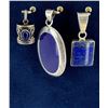 Image 1 : Sterling Silver Lapis Lazuli Pendants