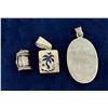 Image 3 : Sterling Silver Lapis Lazuli Pendants