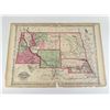 Image 1 : 1865 Johnson's Nebraska Dakota Idaho Montana Map